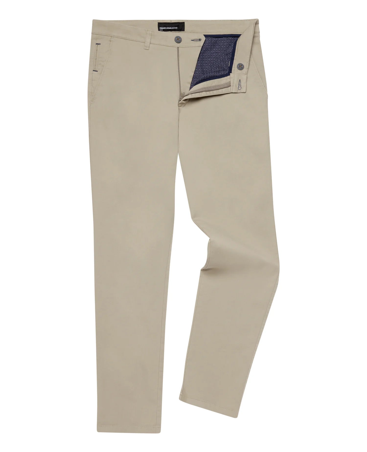 Remus Uomo Emilio Slim Leg Cotton-Stretch Chinos
