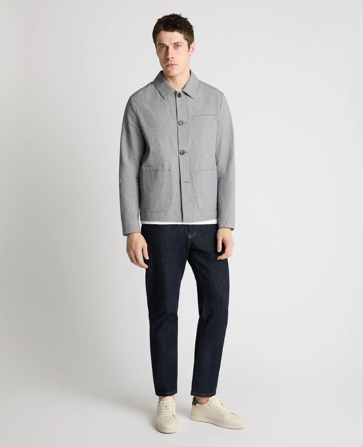 Remus Uomo Regular Fit Micro-Houndstooth Jacket