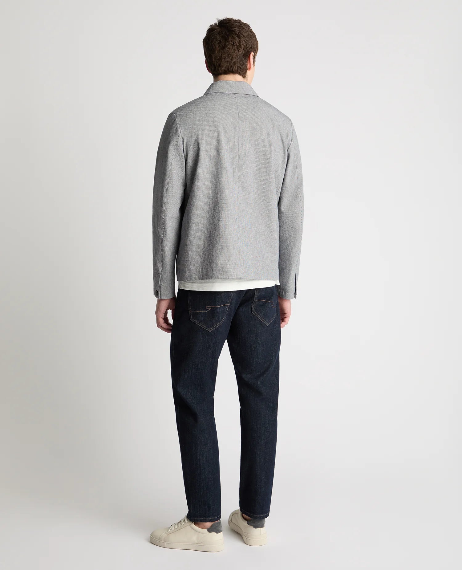 Remus Uomo Regular Fit Micro-Houndstooth Jacket