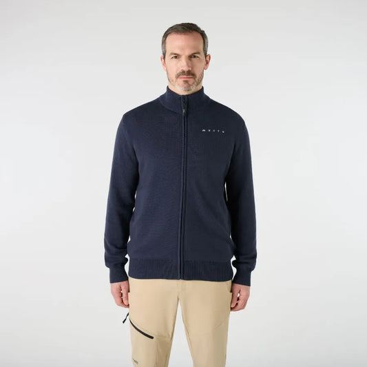 MUSTO MEN'S EVO FULL ZIP WINDPROOF KNIT
