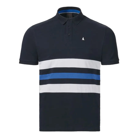 MUSTO MEN'S ORIGINAL STRIPED SHORT-SLEEVE POLO