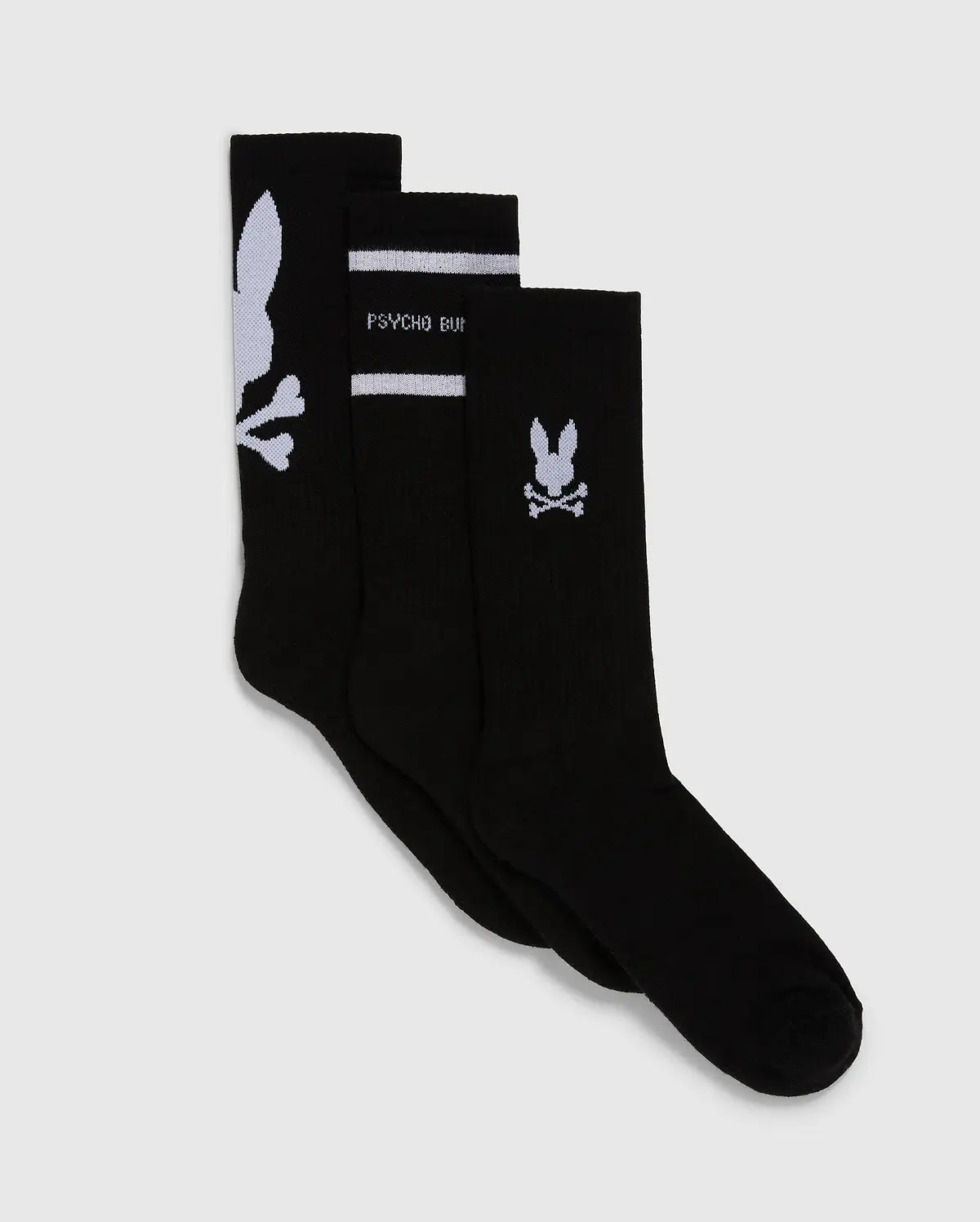 Psycho Bunny Mens 3 pack sport sock