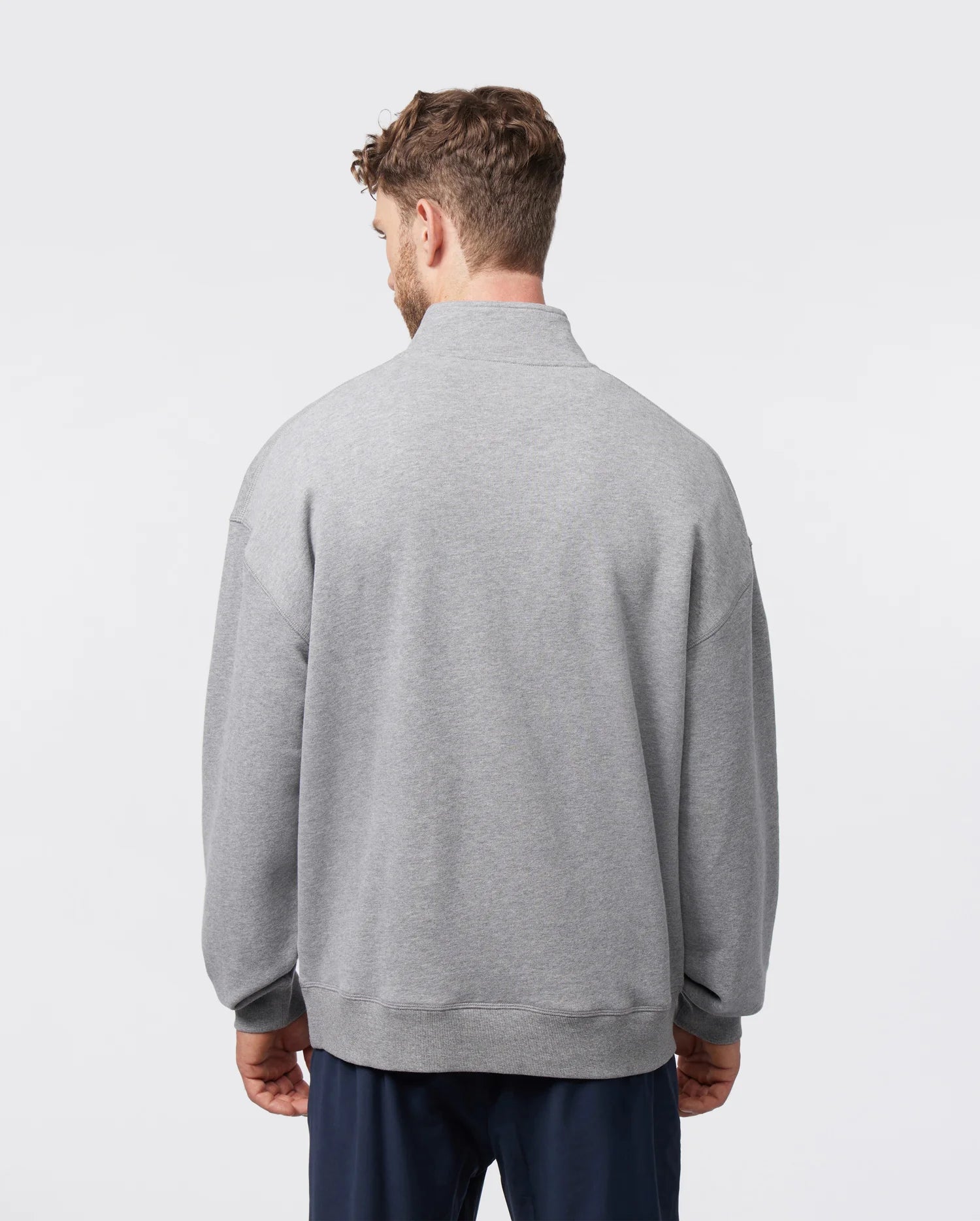 PSYCHO BUNNY Yorkville Relaxed Fit Fleece Half Zip Popover