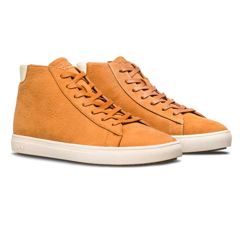 CLAE BRADLEY MID Wheat Nubuck MID TOP Sneaker