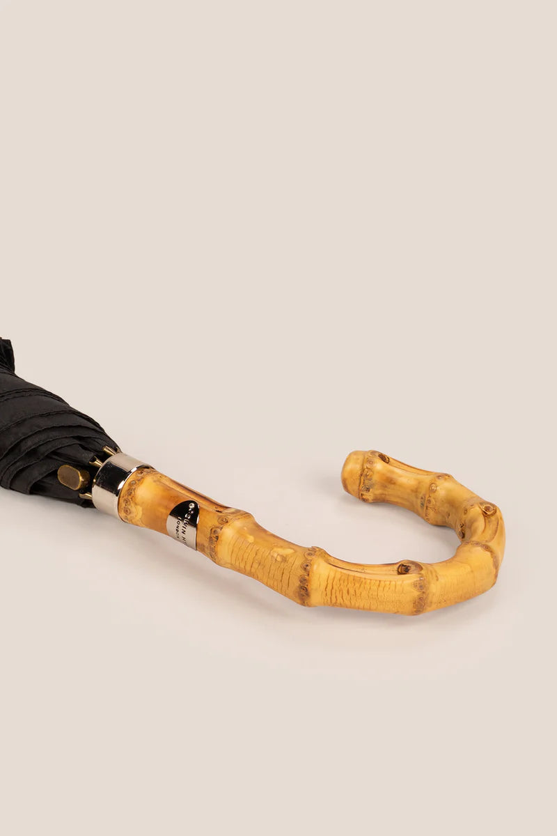 Oswin Hyde Jonathan Bamboo Wooden J-handle Umbrella