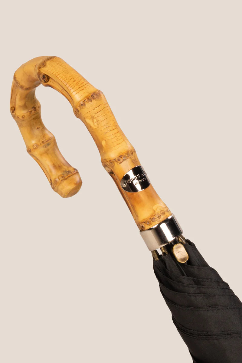 Oswin Hyde Jonathan Bamboo Wooden J-handle Umbrella