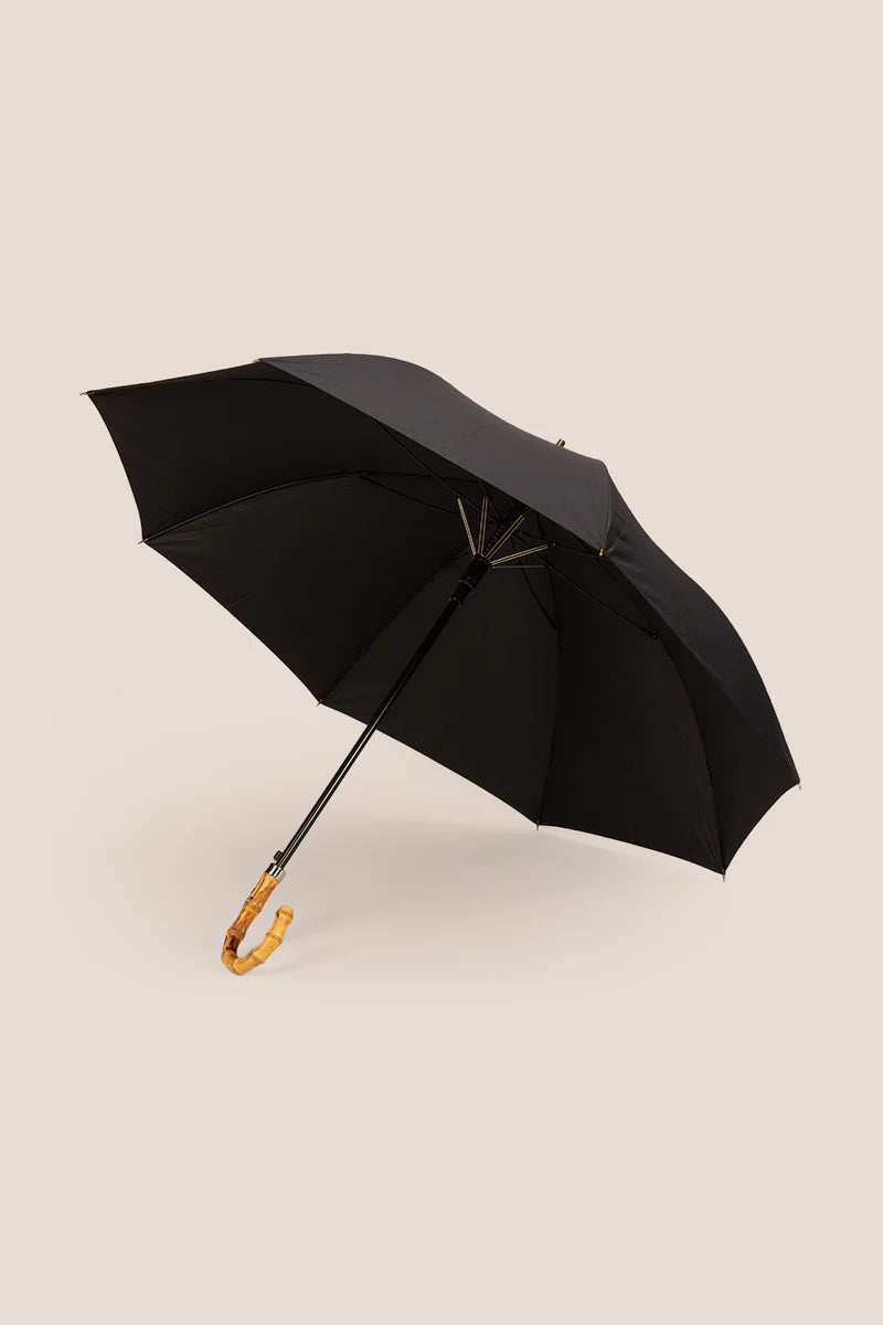 Oswin Hyde Jonathan Bamboo Wooden J-handle Umbrella