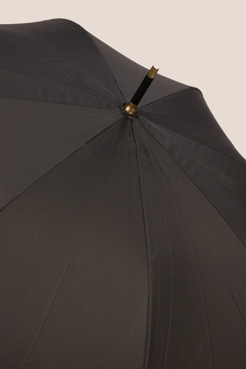 Oswin Hyde Jonathan Bamboo Wooden J-handle Umbrella