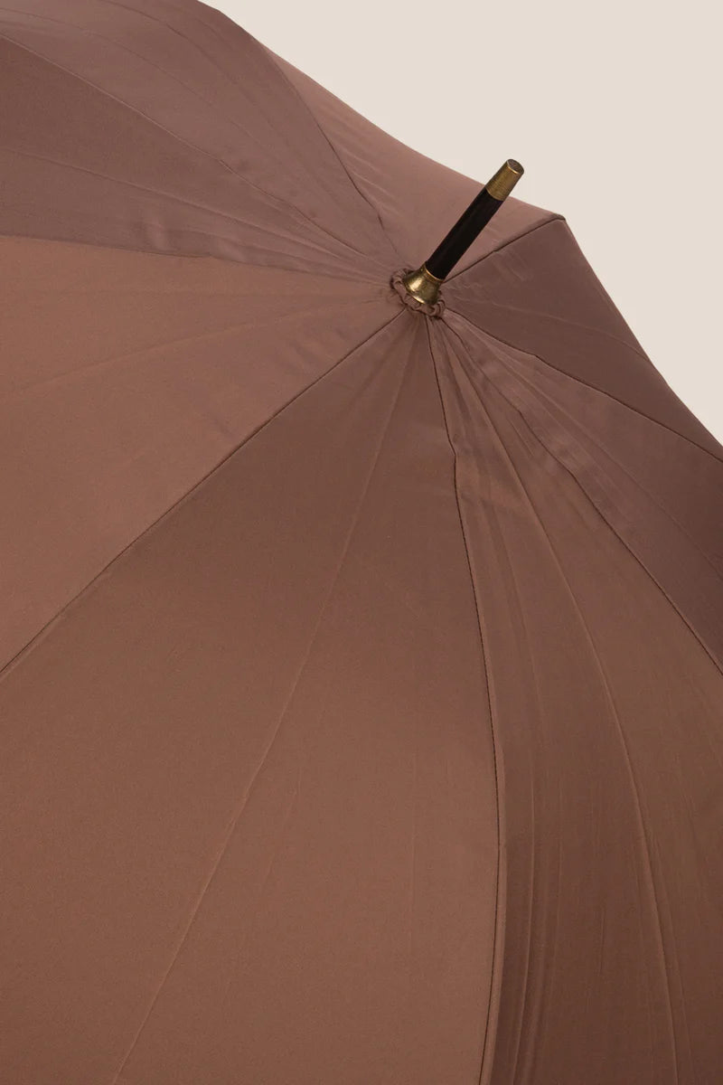 Oswin Hyde Jonathan Bamboo Wooden J-handle Umbrella
