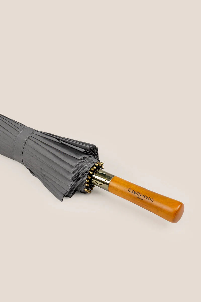 Oswin Hyde Ivan Windproof Wooden handle Umbrella