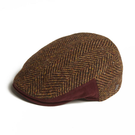 Dasmarca Hats DRAKE Italian tweed - Amber