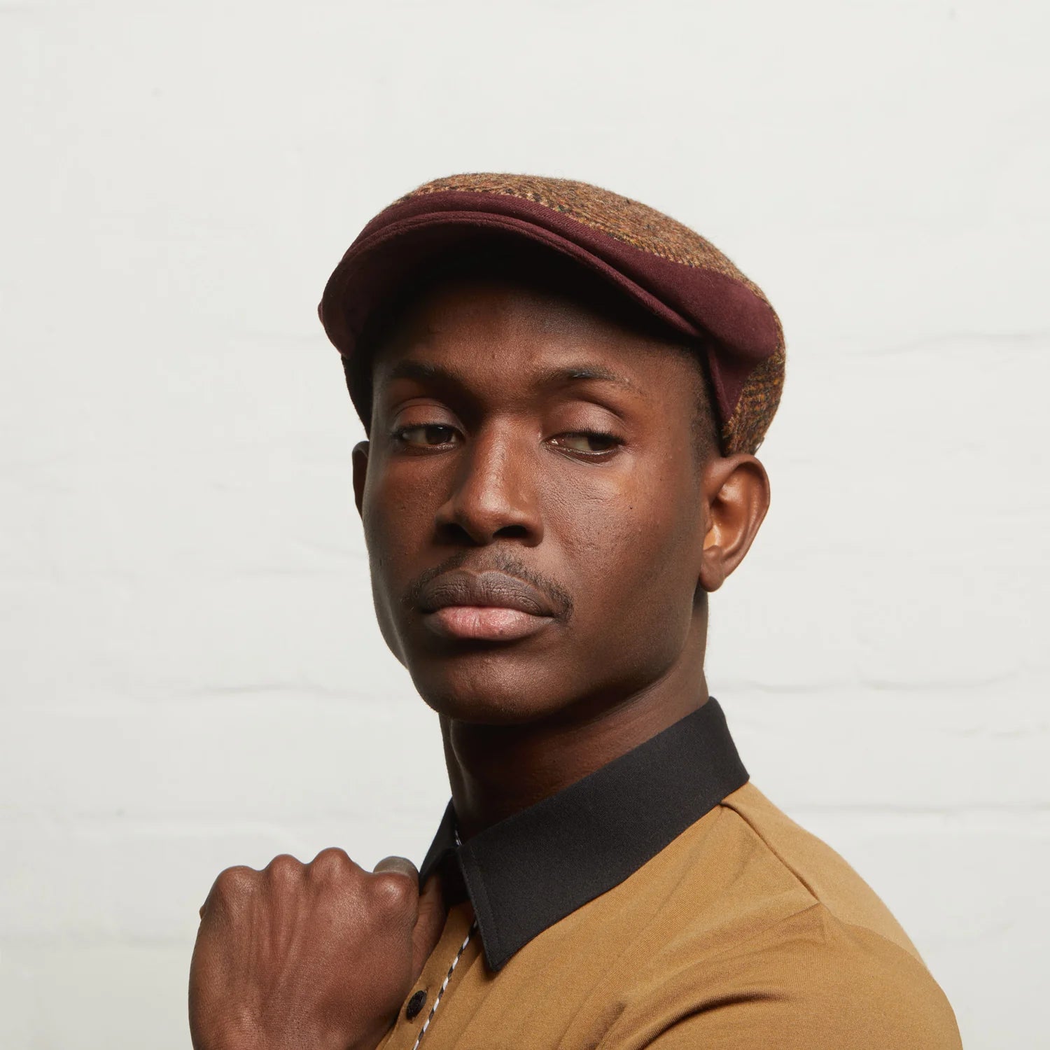 Dasmarca Hats DRAKE Italian tweed - Amber