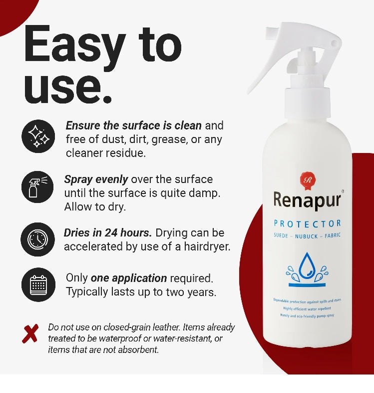 Renapur Suede & Fabric Protector 100ml