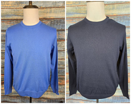 MONTOCHIARO Extra Fine Cotton blend Round Neck Jumpers