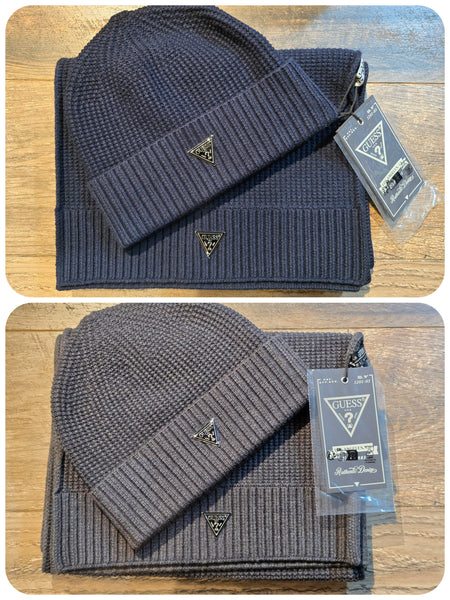 Guess Scarf and Beanie Box Set