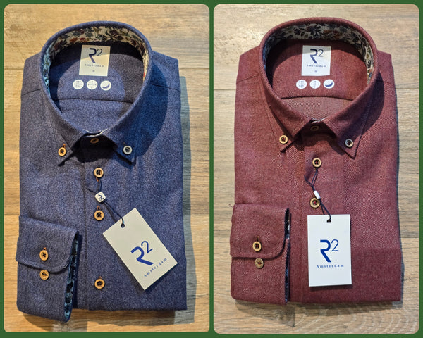 R2 - Amsterdam Winter Flannel Button down shirts
