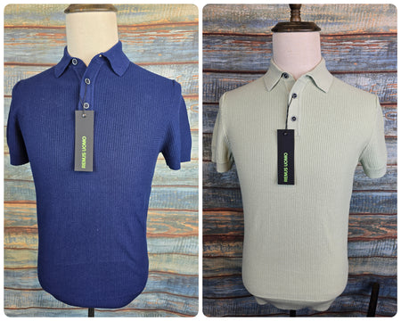 Remus Uomo Slim Fit Cotton Interest Fabric Polo Shirt