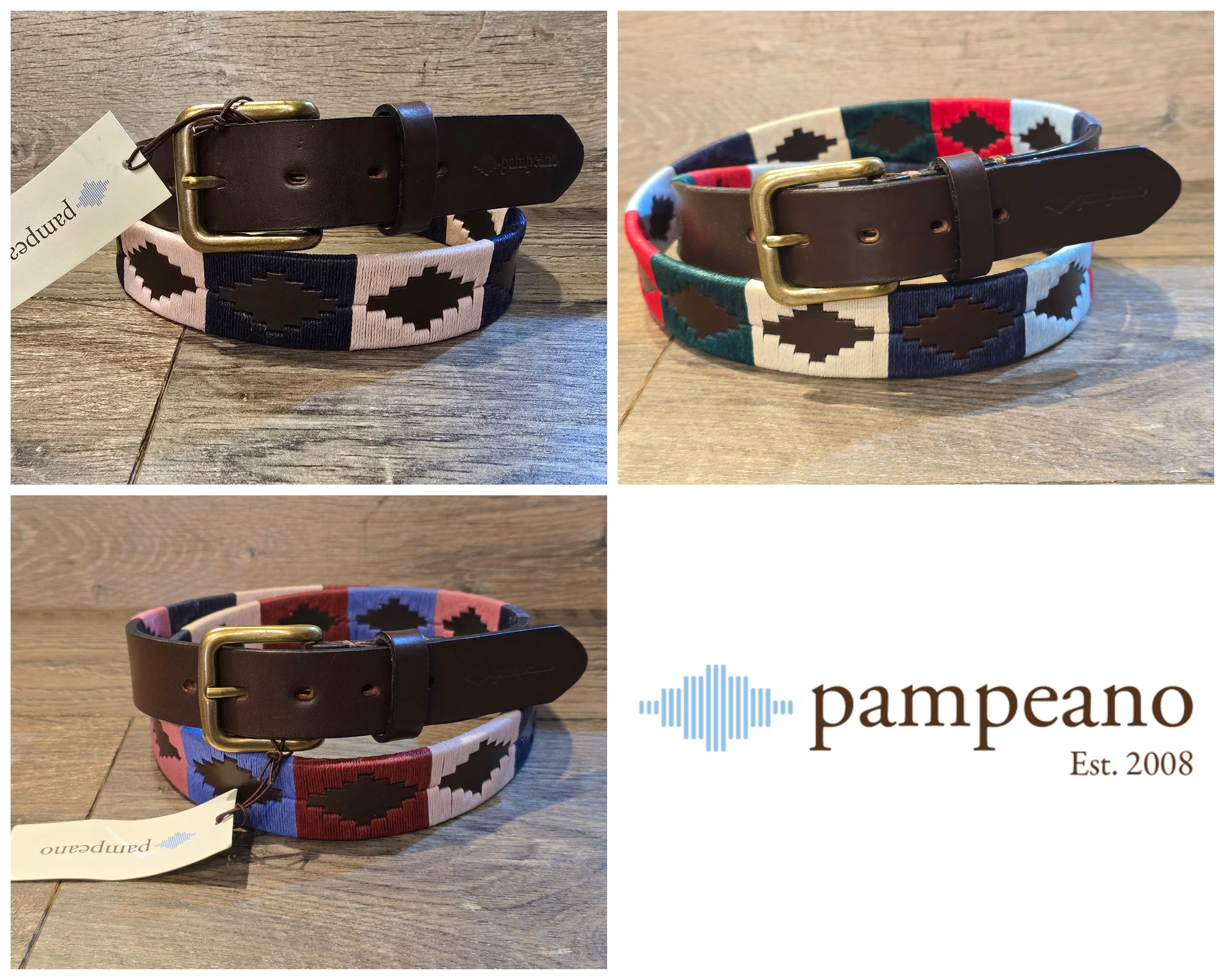 Pampeano Argentinian Classic Leather Polo Belts