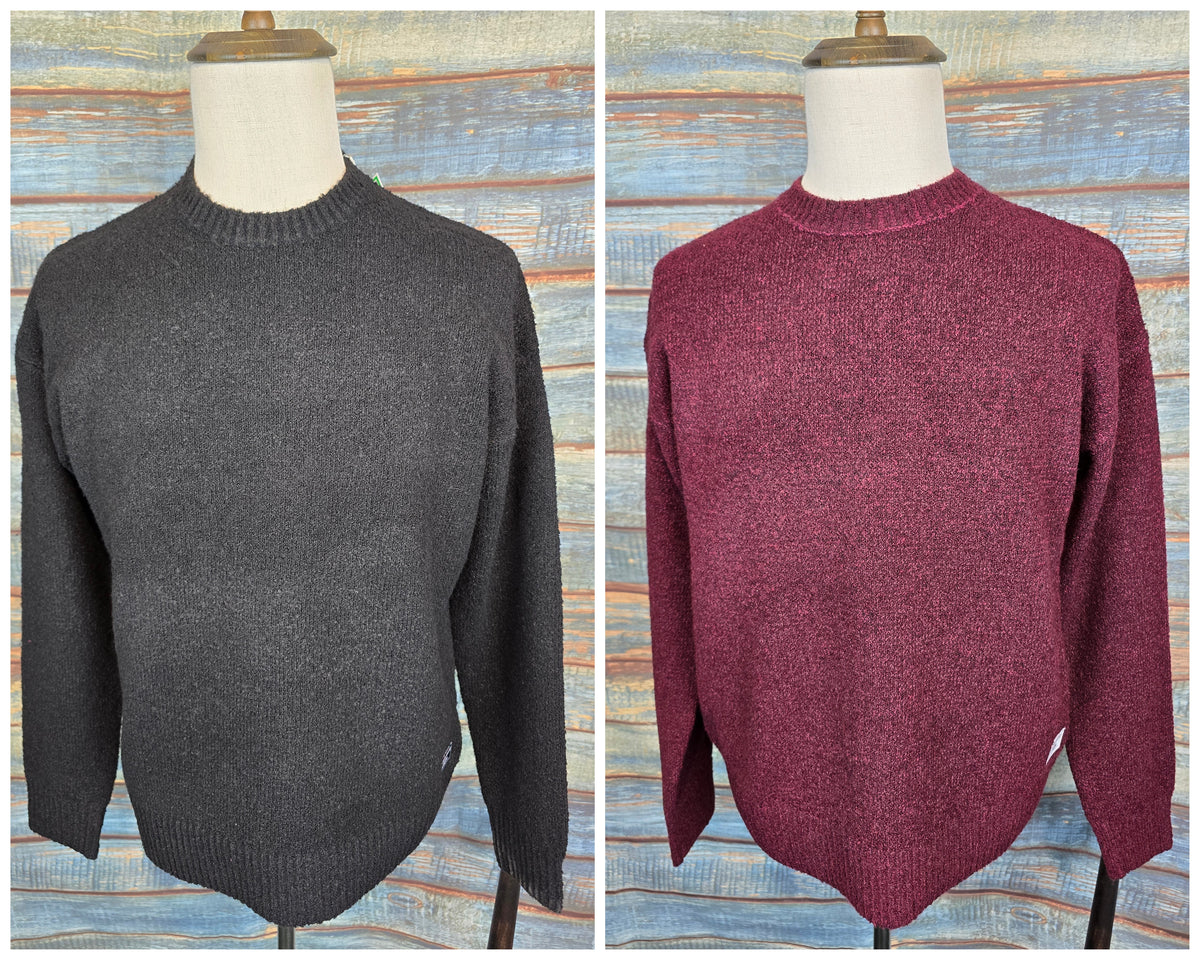 Guess Jeans round neck textured Jumper