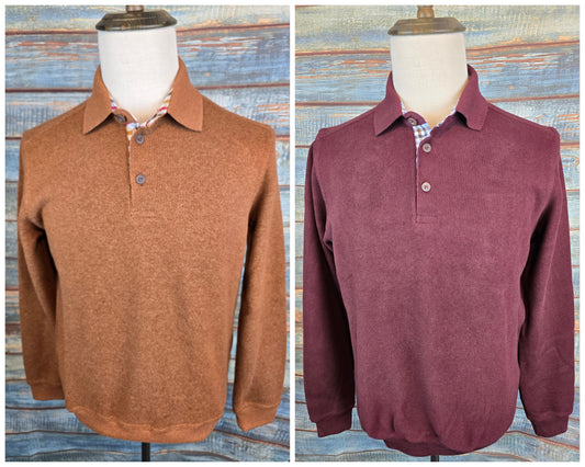 MONTECHIARO Winter Long sleeve Polo Sweatshirts
