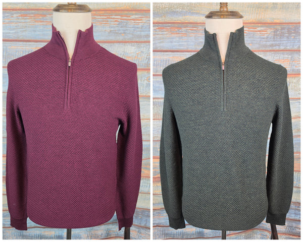 R2 - Amsterdam Merino wool half-zip Jumper