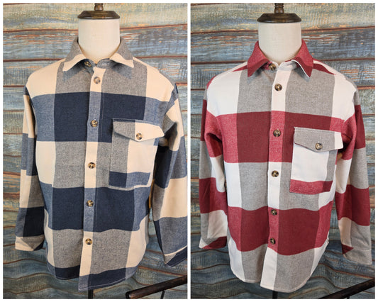 !SOLID SDmanheim Check Overshirts