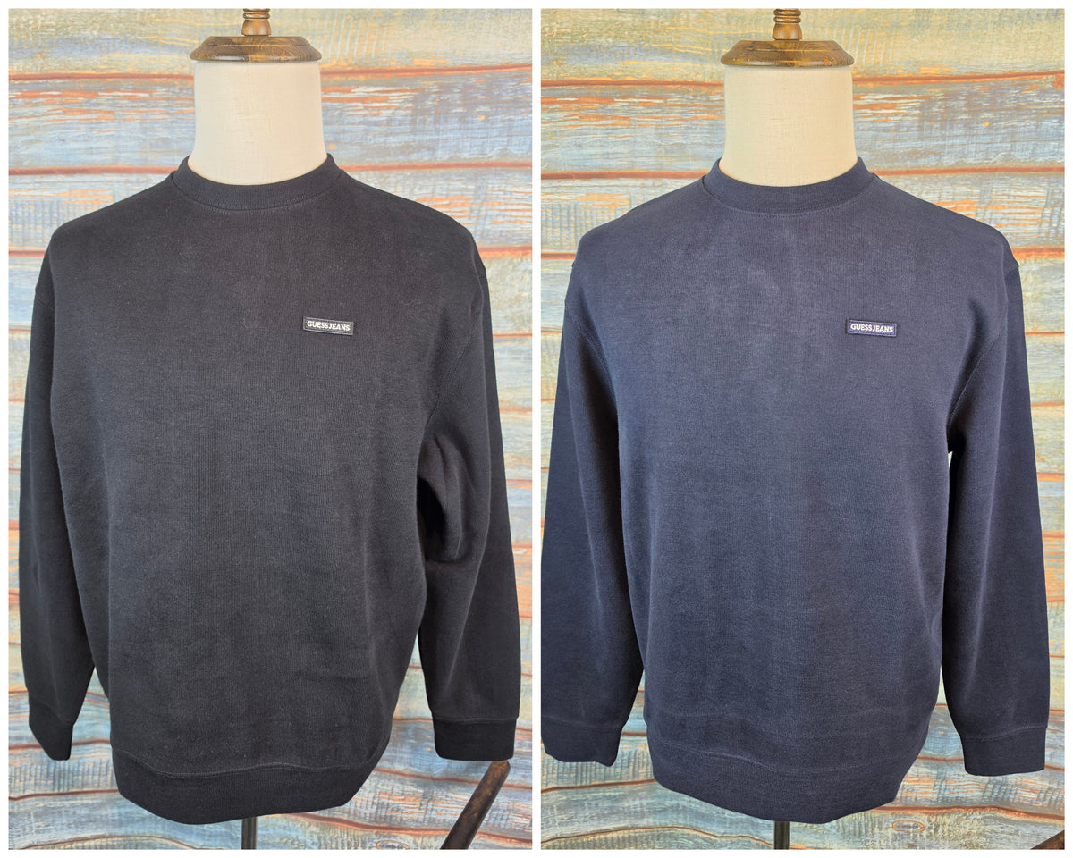 Guess Jeans round neck Micro Rib Sweatshirt
