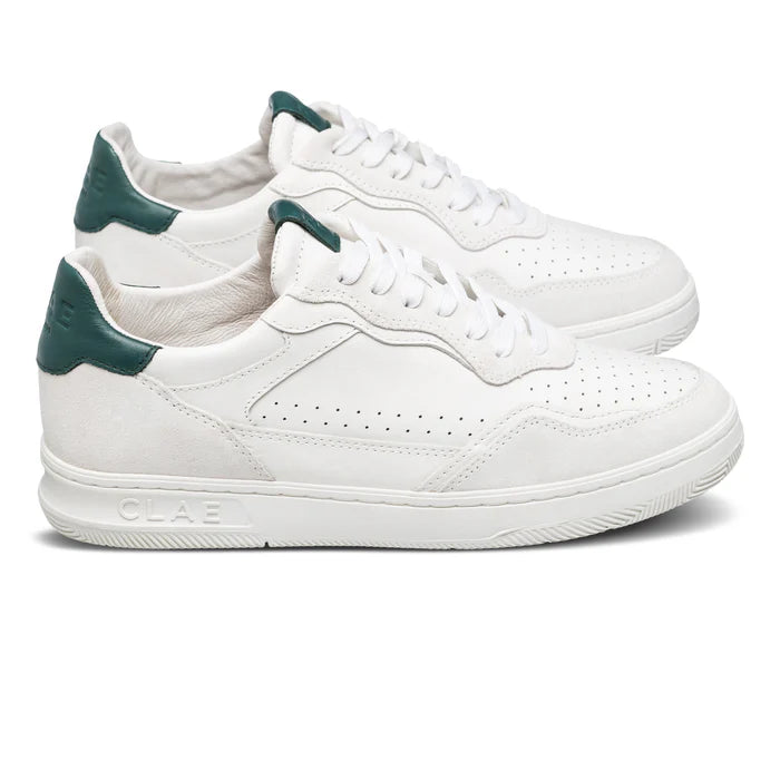 CLAE HAYWOOD White / Pine Needle Sneaker