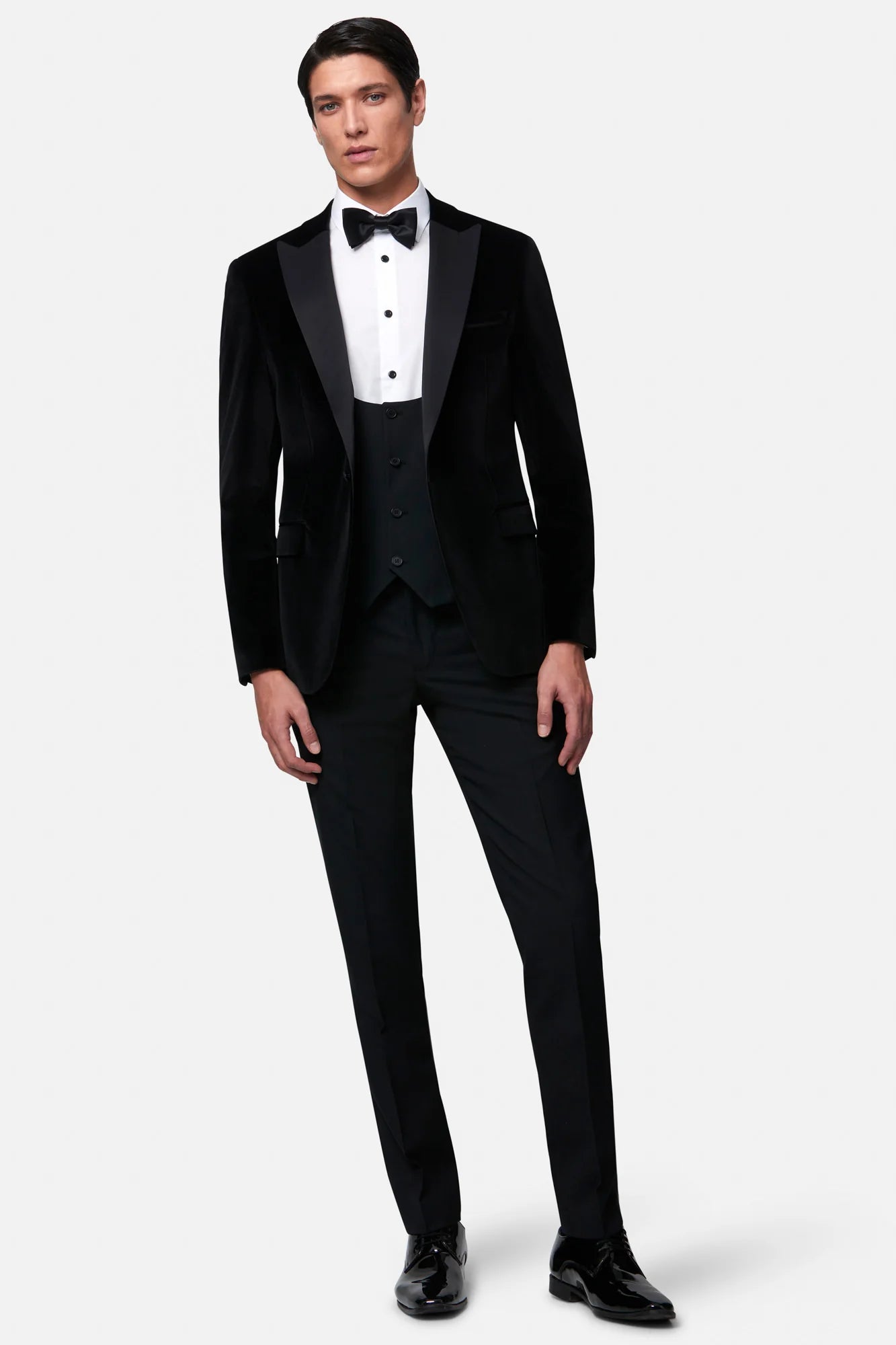 Benetti "Jasper" Black Velvet Evening Jacket