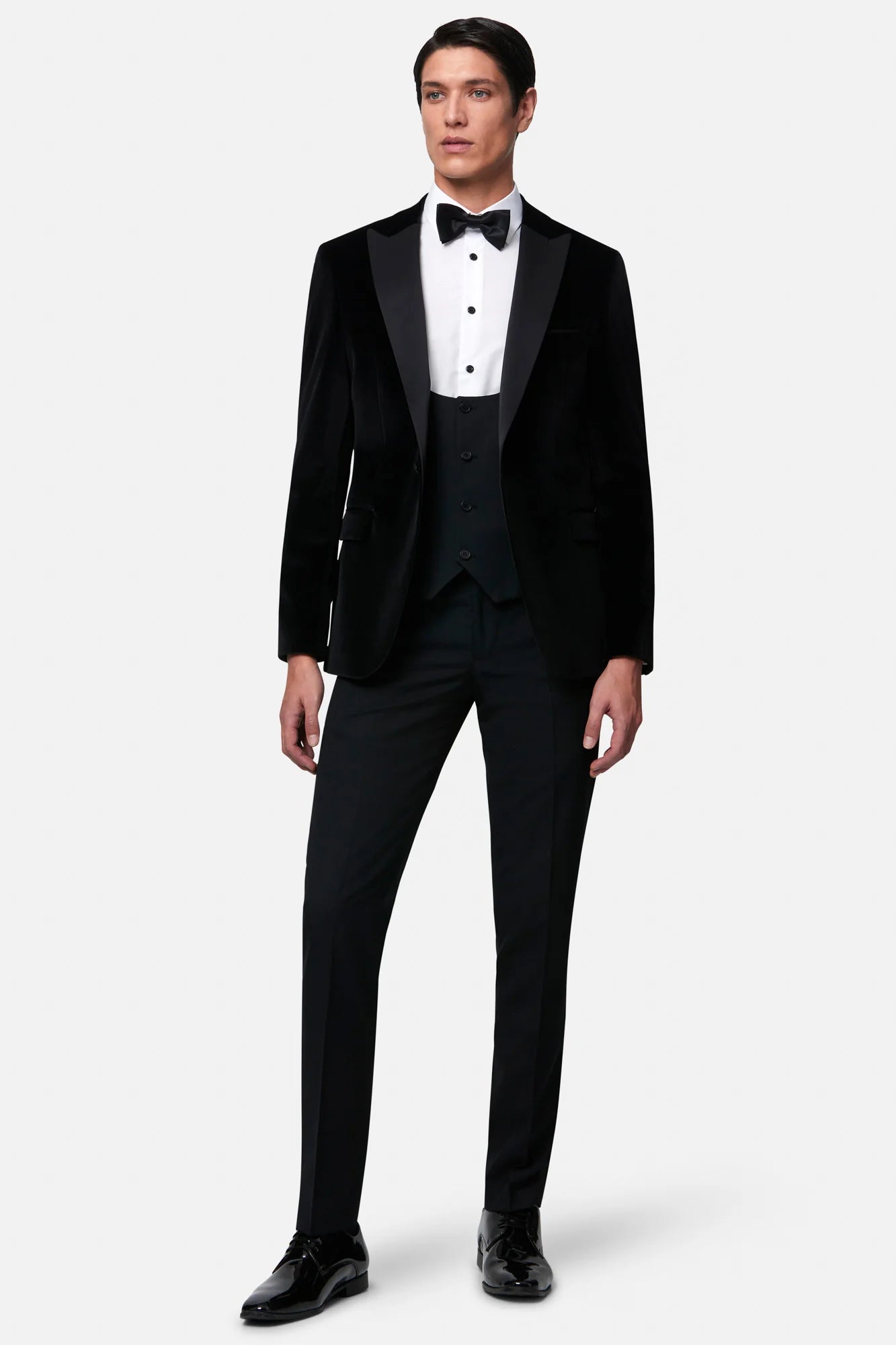 Benetti "Jasper" Black Velvet Evening Jacket
