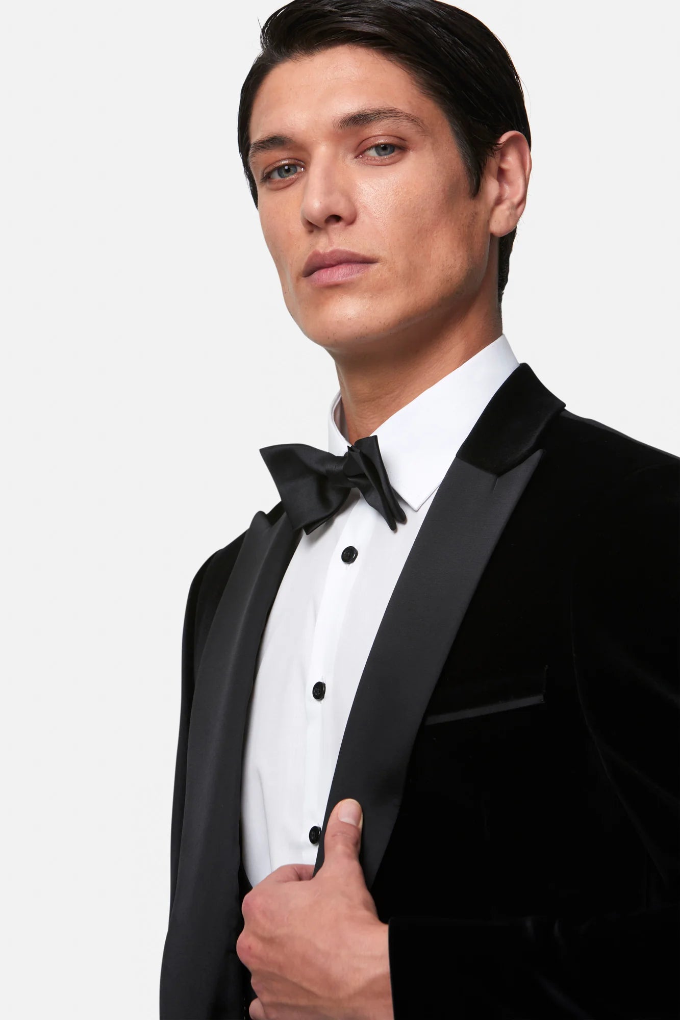 Benetti "Jasper" Black Velvet Evening Jacket