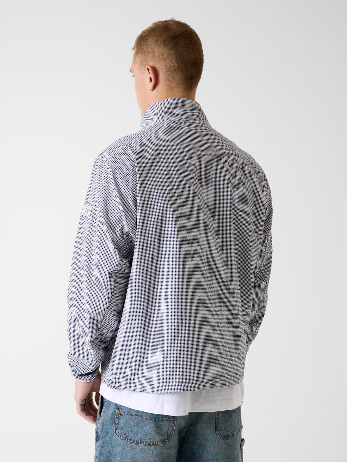 Guess Jeans light weight check seersucker Jacket