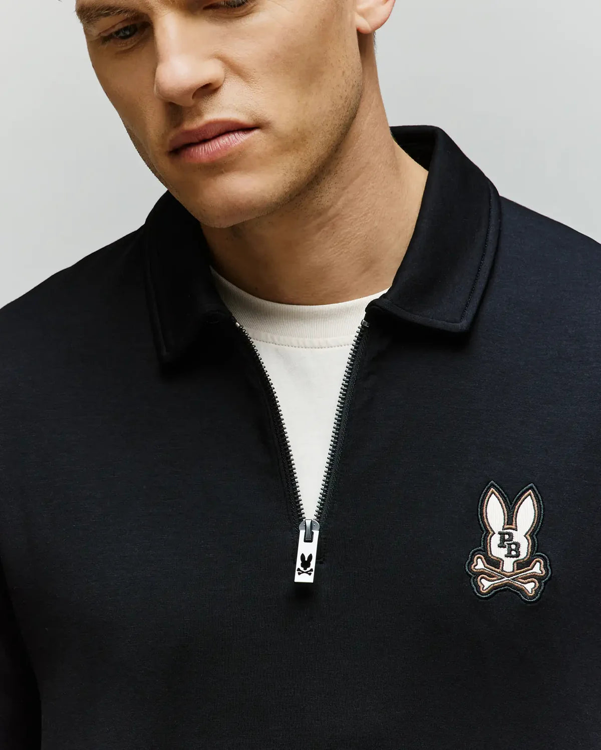 Psycho Bunny Daniel Quarter Zip Sweatshirt