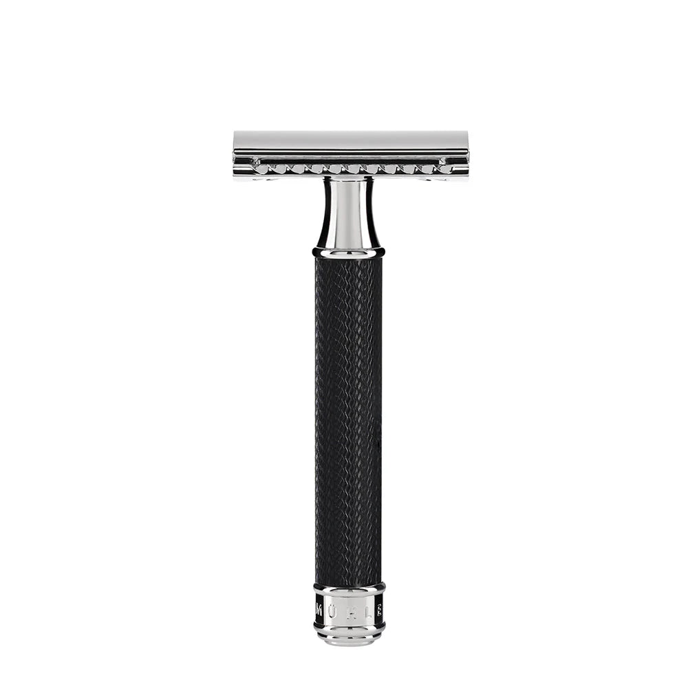 MÜHLE TRADITIONAL Black Chrome R89 Safety Razor - Closed Comb