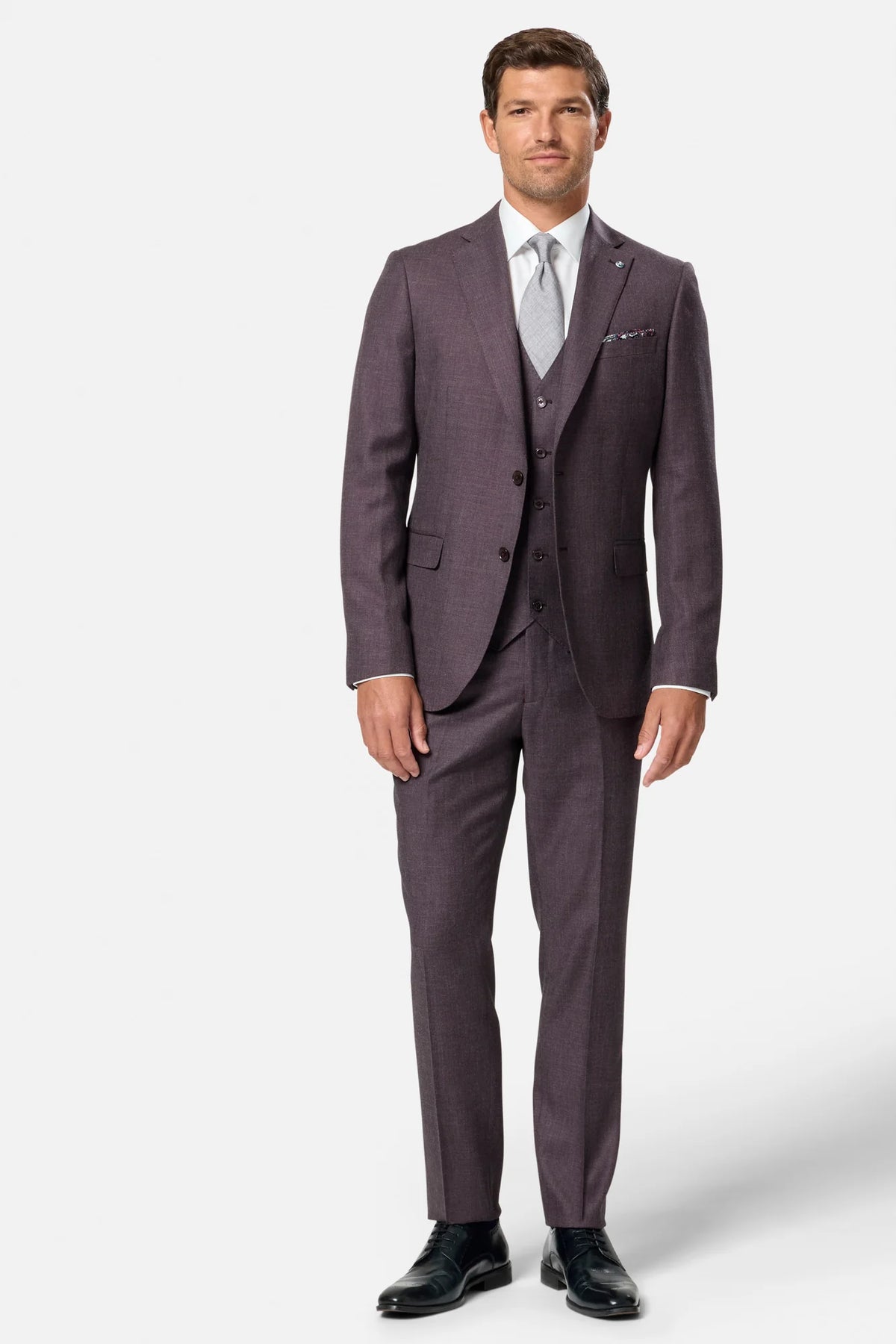 Benetti Signature "Marco" Grape 3-piece Suit