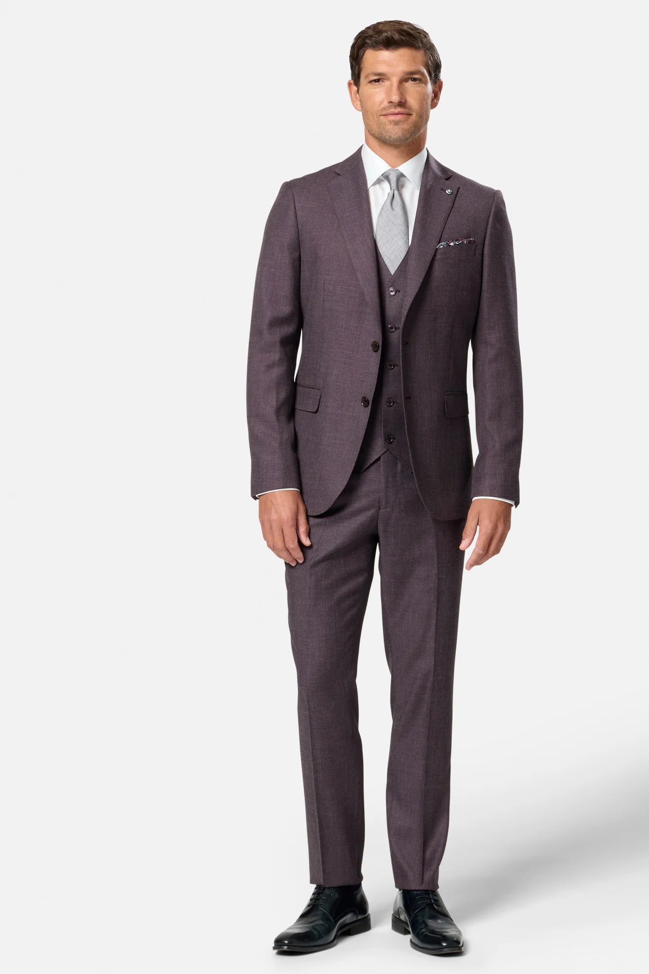 Benetti Signature "Marco" Grape 3-piece Suit