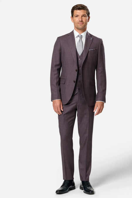 Benetti Signature "Marco" Grape 3-piece Suit