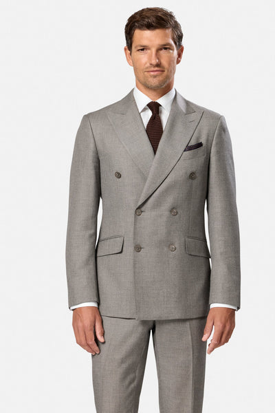 Benetti Signature "Marco" Taupe Double Breasted Suit