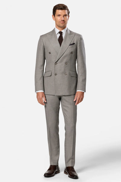 Benetti Signature "Marco" Taupe Double Breasted Suit