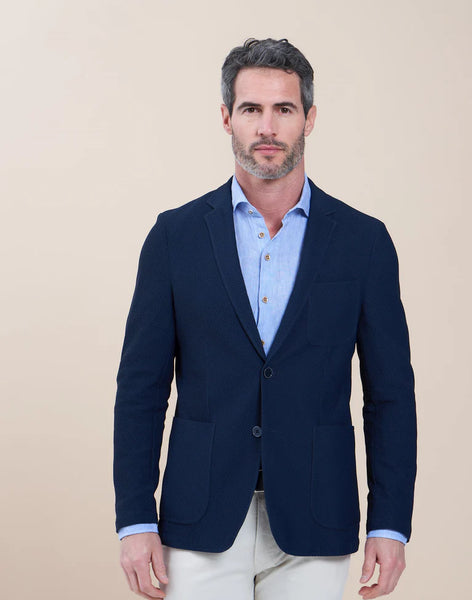 R2 Amsterdam Summer Travel Jacket - Navy