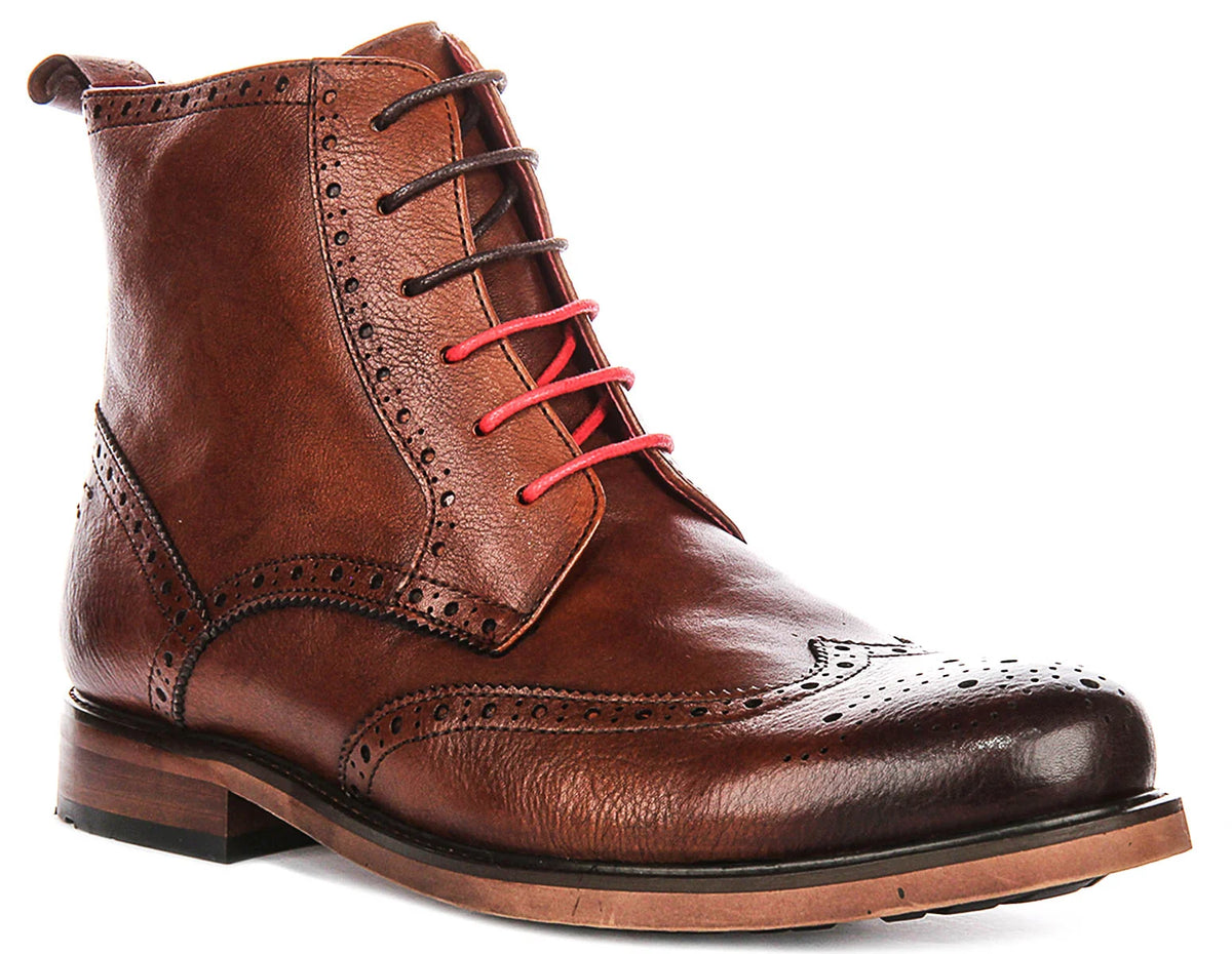 Justin Reess PATRICK TAN BROGUE BOOTS