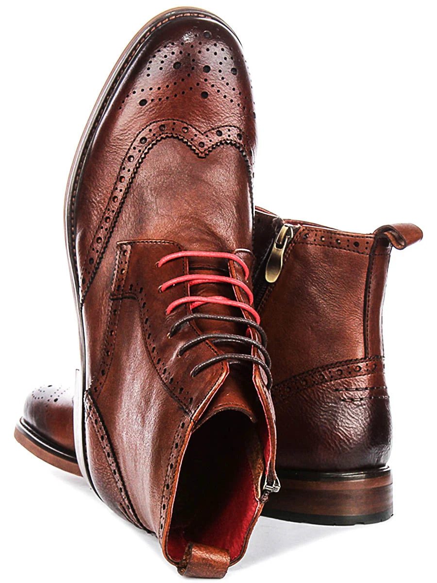 Justin Reess PATRICK TAN BROGUE BOOTS