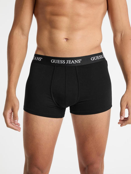 GUESS Jeans 3-Pack Trunks Black/Black/Black