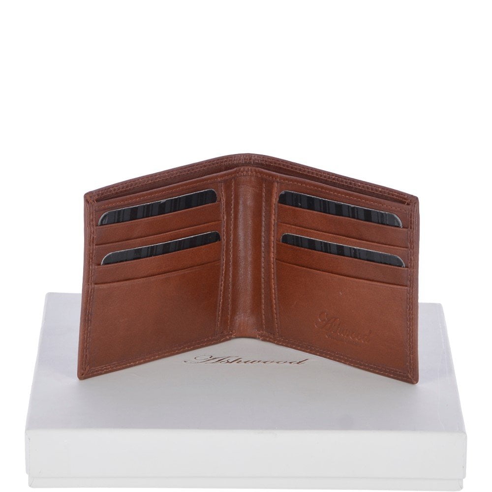 Ashwood  Leather Classic 8 Card Billfold Wallet