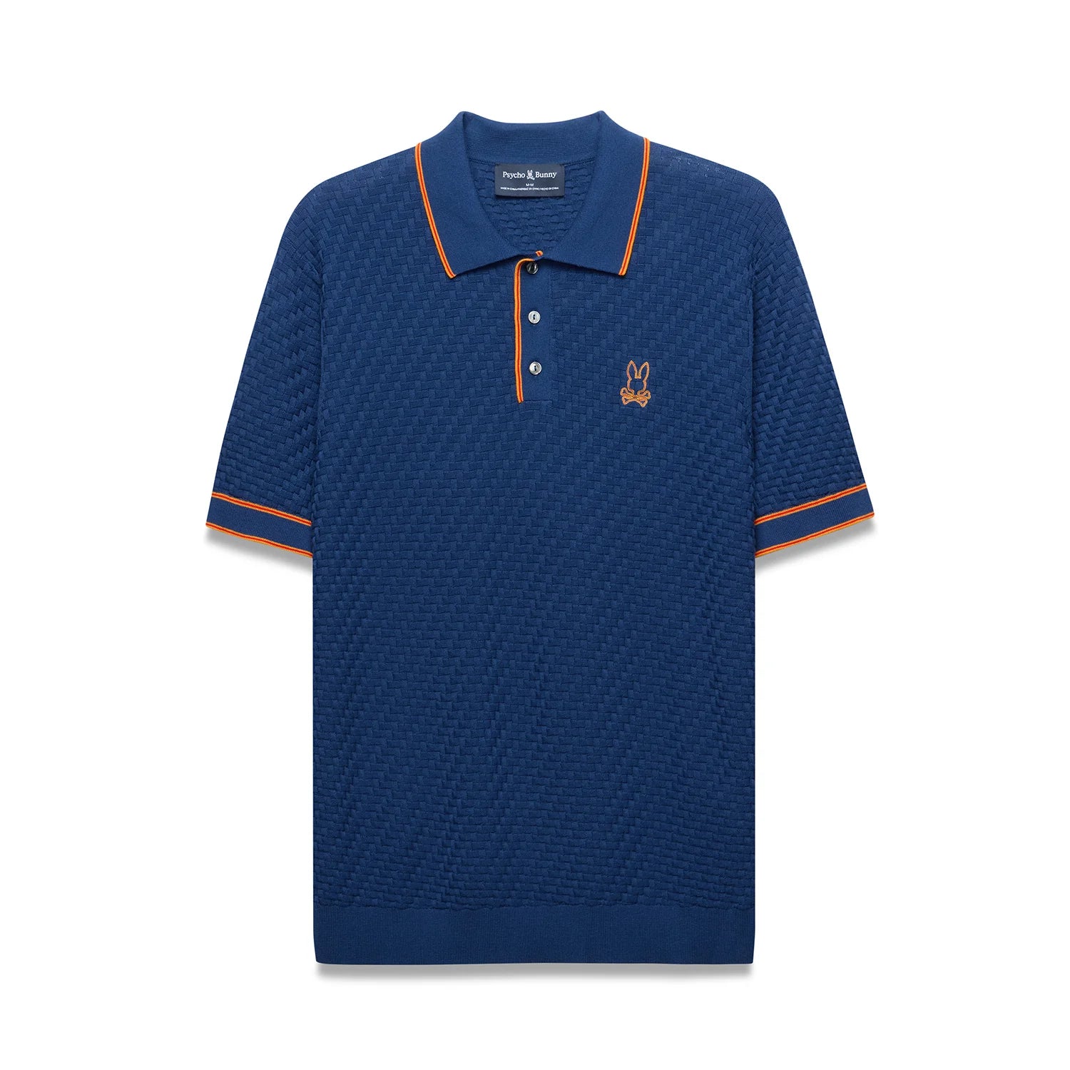 PSYCHO BUNNY SEB Knitted Polo Shirt