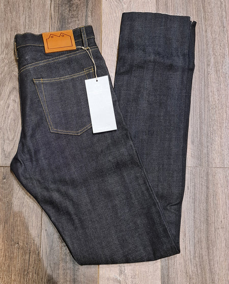 Blackhorse Lane Ateliers E8 SLIM TAPERED INDIGO 14OZ JAPANESE RAW SELVEDGE JEANS