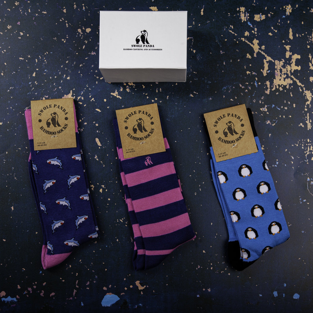 Swole Panda Men's Bamboo Socks