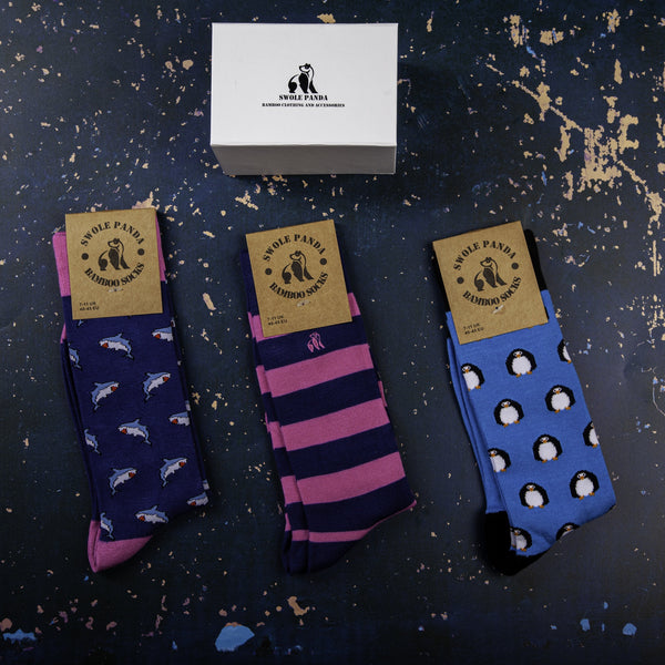 Swole Panda Men's Bamboo Socks