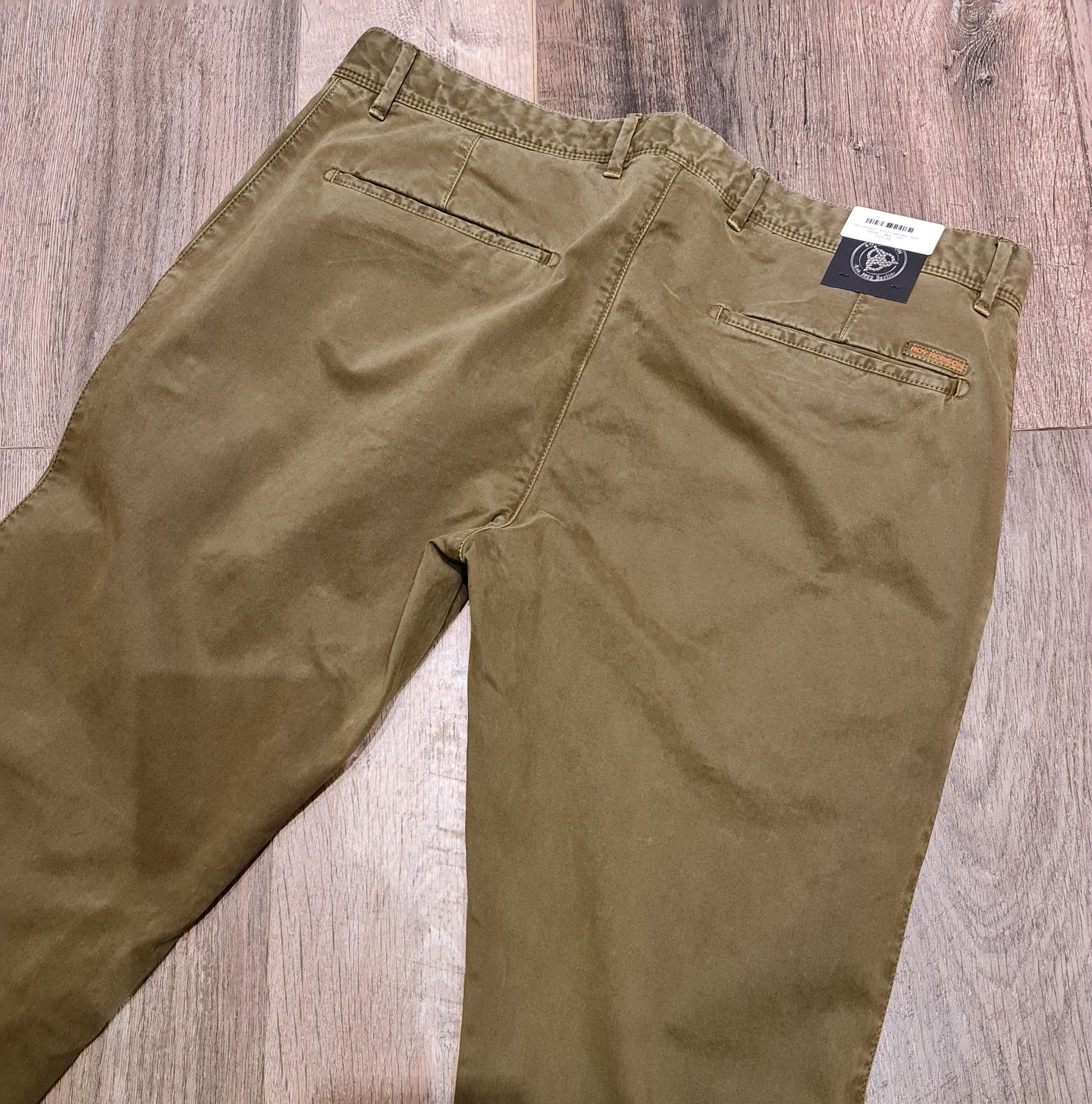 Roy Robson Slim Fit garment dyed chinos