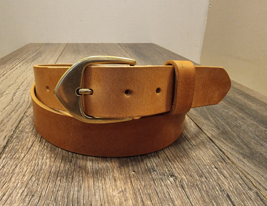 Retreat Clothing Handmade Tan Leather Jeans Belts 